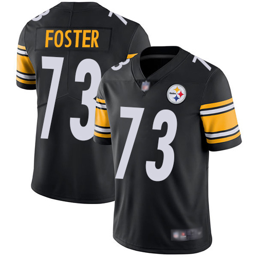 Men Pittsburgh Steelers Football 73 Limited Black Ramon Foster Home Vapor Untouchable Nike NFL Jersey